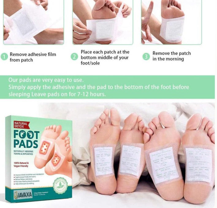 100% Herbal & Gentle Ingredient Detox Foot Pads (BUY 10 GET 10 FREE )